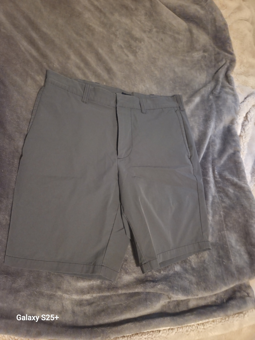 J. Crew Men's Gray Flat-Front Performance Shorts